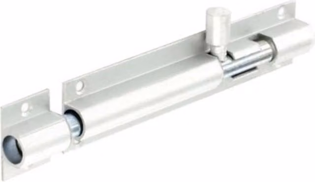 Securit Aluminium Door Bolt in Silver