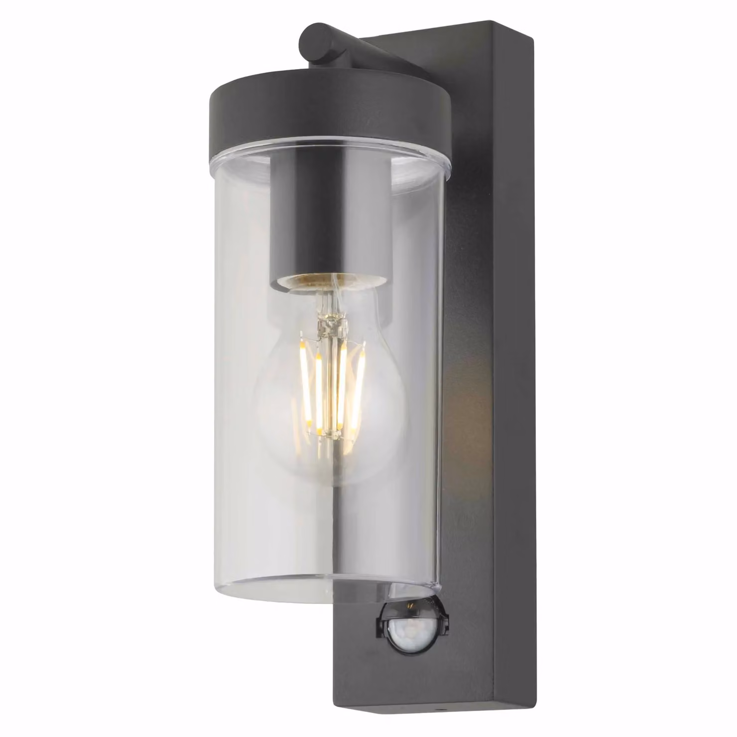 First Choice Lighting Hadron Set of 2 Black Motion Sensor Outdoor LED Wall Lights – 2
