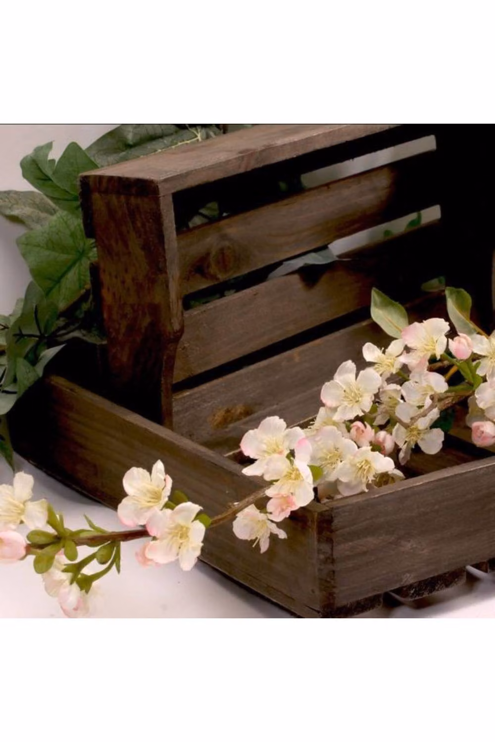 KDMD Pearl Cherry Blossom Spray in Cream Pink, Height: 115 cm – 2