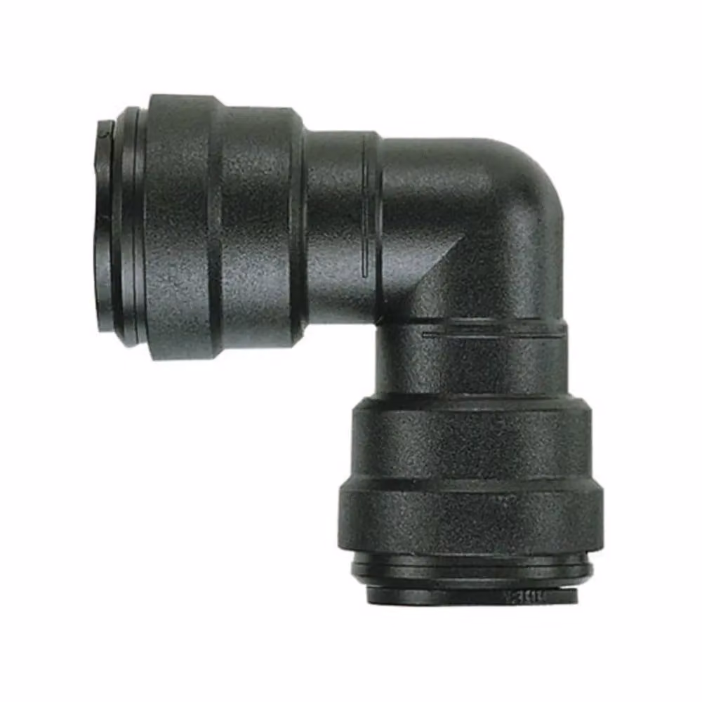 John Guest 12mm Equal Elbow Push Fit Pipe Water Fitting Connector, Pack of 3, Black – 2