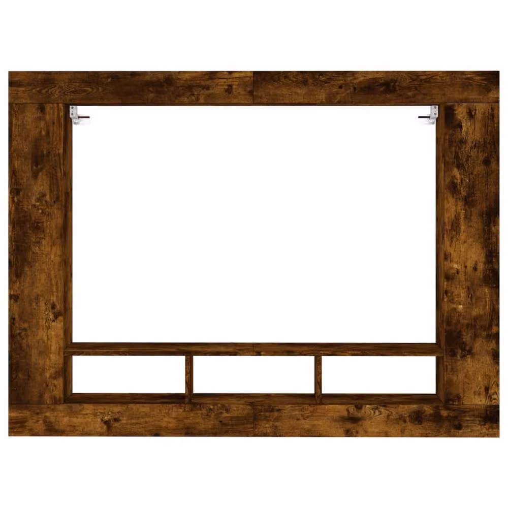Berkfield Home Smoked Oak TV Cabinet in Brown, W/D/H: 152 x 22 x 113 cm – 4