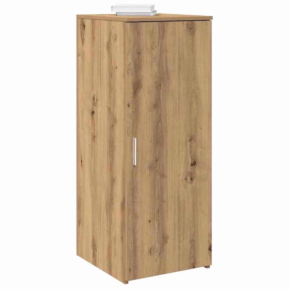 Berkfield Home Wall Mounted Storage Cabinet in Artisan Oak Brown, W/D/H: 40 x 45 x 103.5 cm – 2