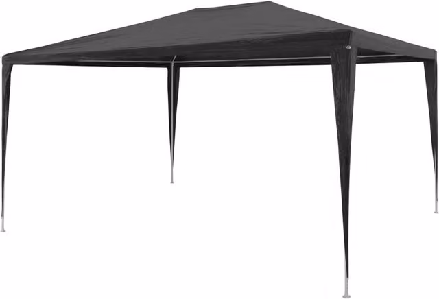 Berkfield Home Party Tent in Anthracite Black, W: 400 cm, D: 300 cm, H: 255 cm