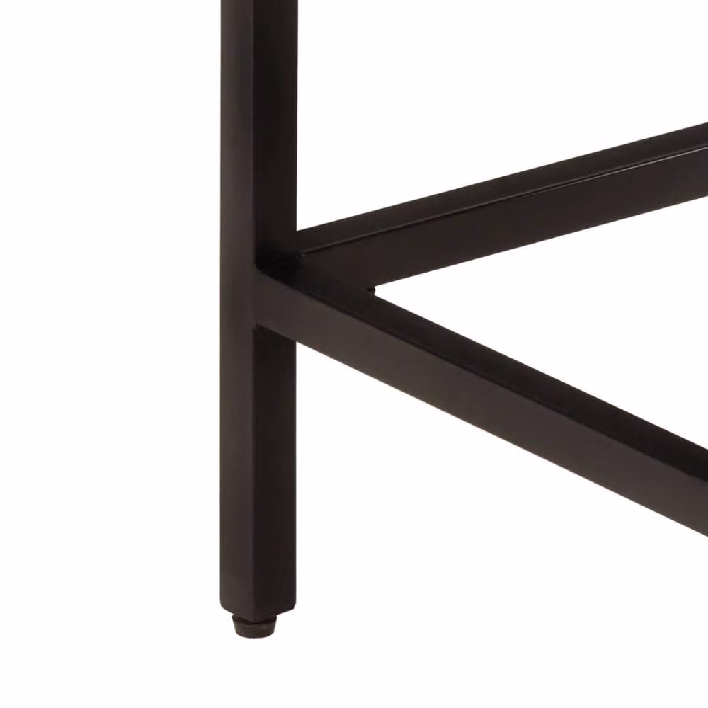 Berkfield Home Reclaimed Solid Wood Side Table, Brown, W: 40 cm, D: 30 cm, H: 51 cm – 4