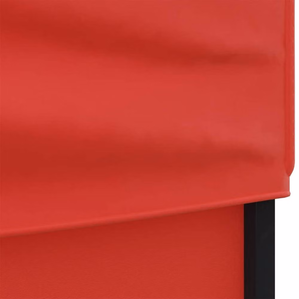 Berkfield Home Sturdy Folding Party Tent with Sidewalls, Red, 2 x 2 m – 3