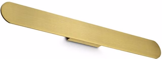 Netlighting Zig Zag Oval Integrated LED Wall Lamp in Gold/Brass, 3100lm, 3000K
