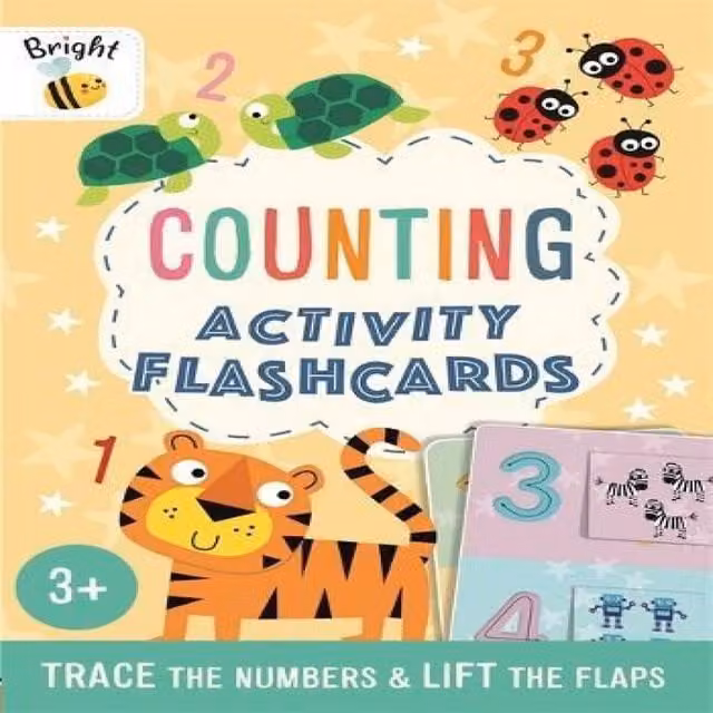 Autumn Publishing Counting Activity Flashcards Postcard Book, Multicolour Paper