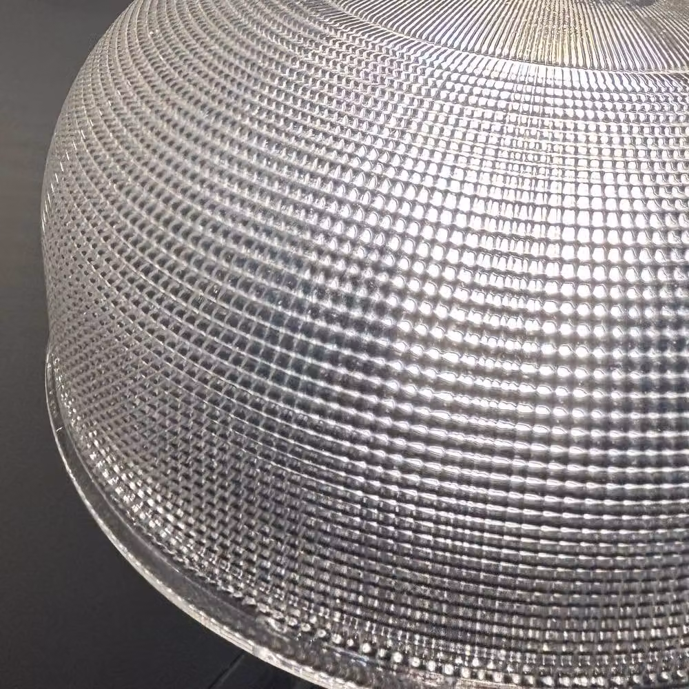 CGC Lighting Holly Prismatic Glass Dome Diner Lampshade in Transparent – 3
