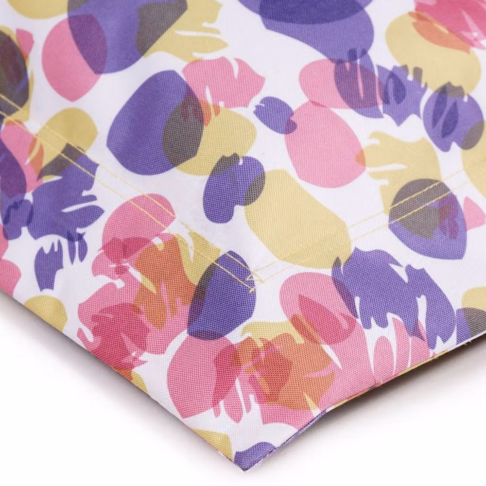 Kaikoo XL Rectangular Floor Cushion in Multicolour Retro Print – 2