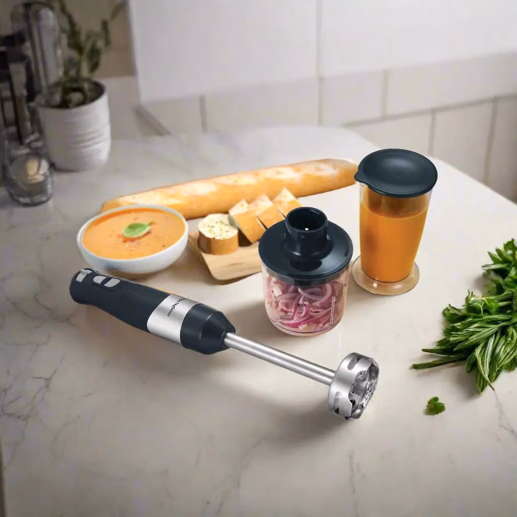 Morphy Richards Total Control Hand Blender Set in Blue – 3