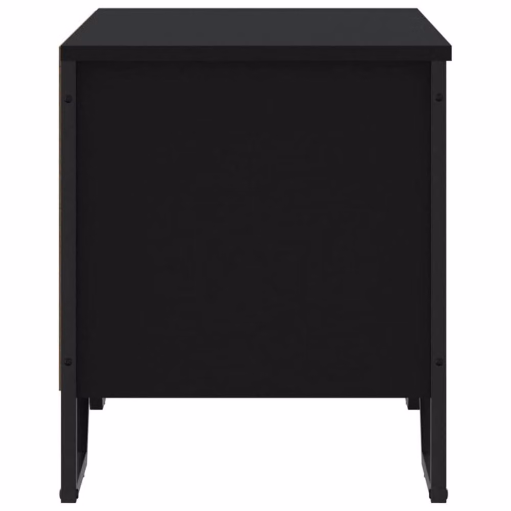 Berkfield Home Modern Black Shoe Cabinet with Integrated Seat, W/D/H: 90 x 38 x 45.5 cm – 4