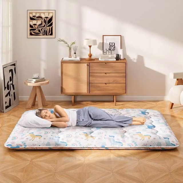 Costway Japanese Floor Futon Mattress in Multicolour, W/D/H: 190 x 120 x 10 cm – 1