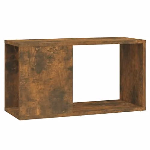 vidaXL Modern Brown Oak TV Cabinet W/D/H: 60 x 24 x 32 cm