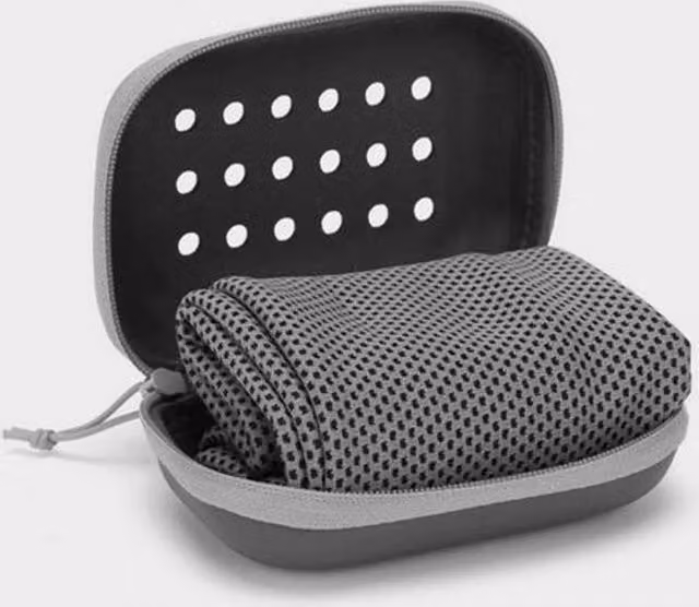 Quipulse Quick Dry Sweat Wicking Cooling Sport Towel in Grey