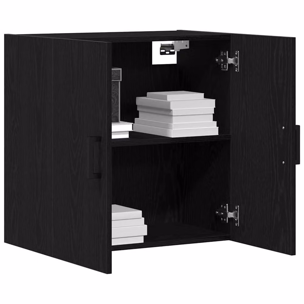 Berkfield Home Black Oak Wall Mounted Cabinet W/D/H: 60 x 31 x 60 cm – 3