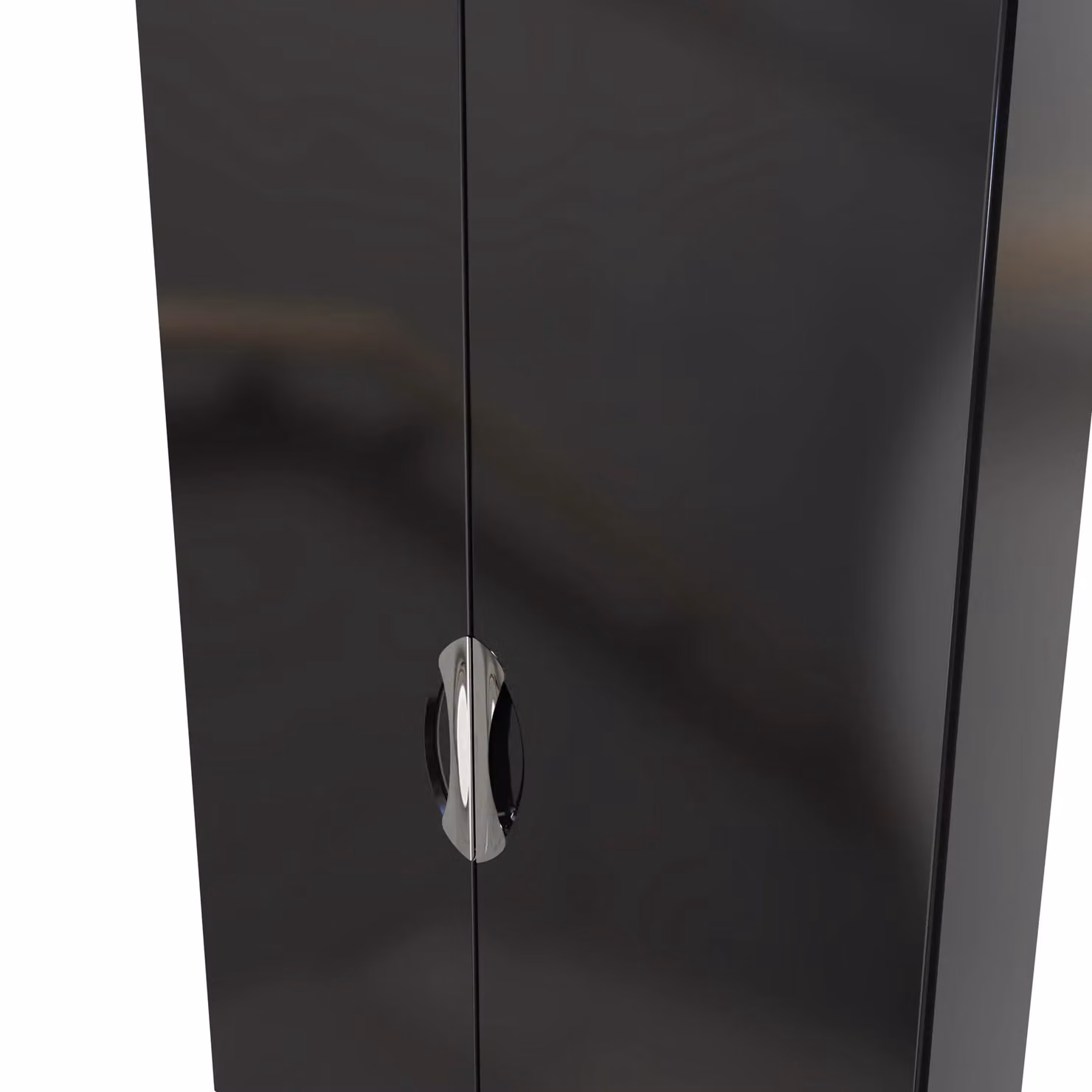 2 U Holborn Ready Assembled 2 Door 2 Drawer Wardrobe in Black – 3