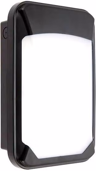 Netlighting Lucca Integrated LED Outdoor Mini Microwave Wall Light in Black with Motion Sensor, IP65 Rated