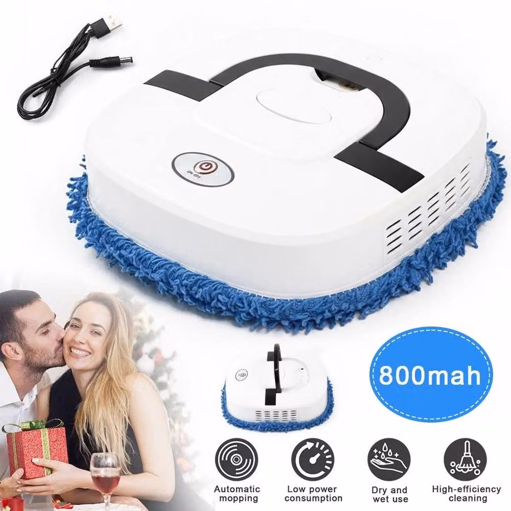 FLAVORA White Intelligent Automatic Mopping Robot for Pet Hair – 3