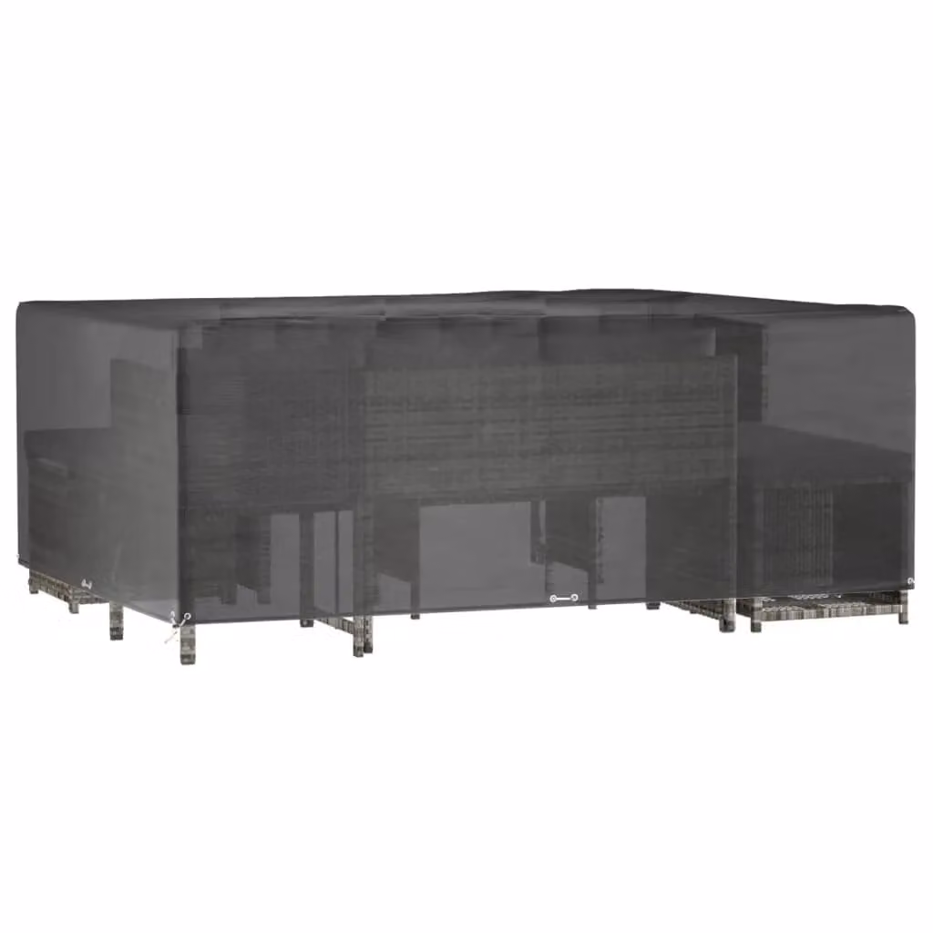 Berkfield Home Rectangular Garden Furniture Cover with 16 Eyelets, Black, W/D/H: 300 x 250 x 90 cm – 2
