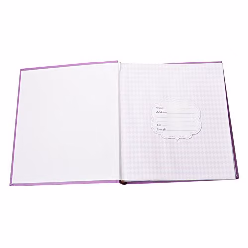 Arpan Slip In Memo Bound Photo Album for 120 Photos, Pastel Purple – 2