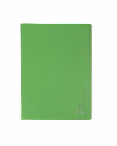 Exacompta Opak A4 Display Book with 40 Pockets in Light Green – 1