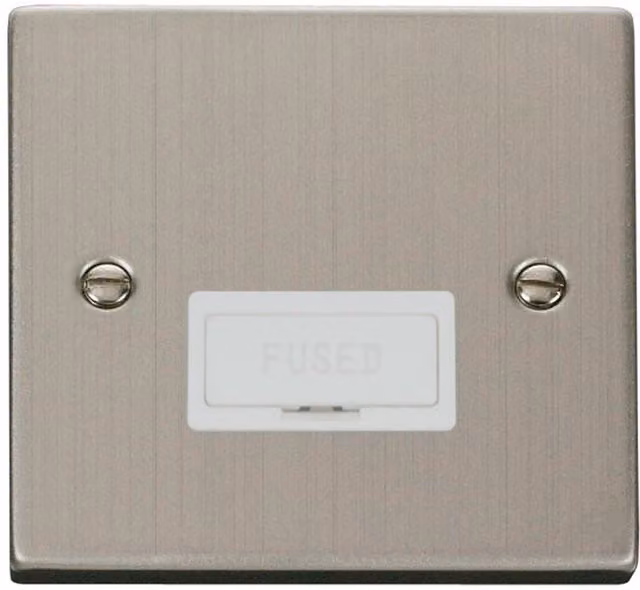 SE HOME Stainless Steel Surface Socket Plate in White and Silver