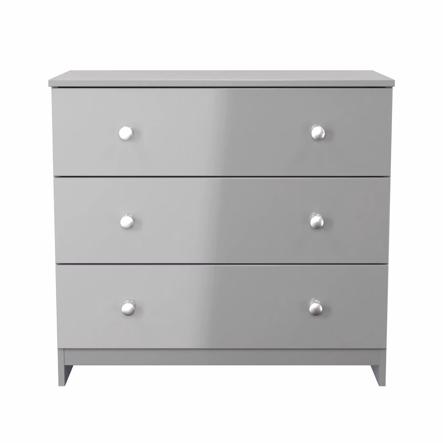 Ready Assembled 2 U Newlyn 3 Drawer Chest in Dark Grey – 2