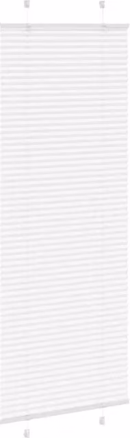 Berkfield Home Single Pleat Fabric Blind in White, W: 70 cm, H: 200 cm