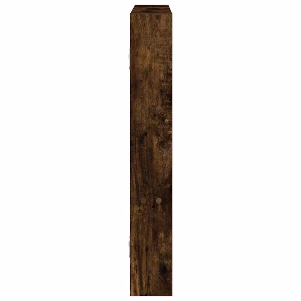 Berkfield Home Smoked Oak Wall Shelf, Brown Engineered Wood, W/D/H: 60 x 43 x 9 cm – 5