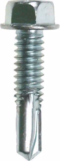 Jcp Fixings Self-Drilling Screws, Grey, 4.2 x 19mm, Box of 200