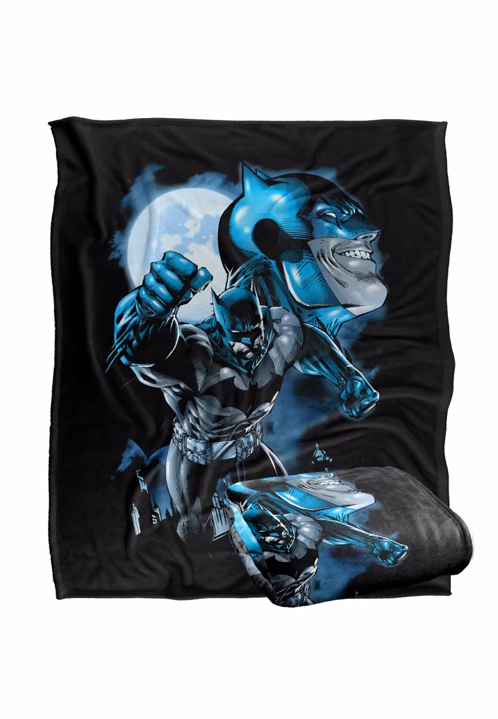 DC Comics Batman Moonlight Bat Blanket, White, W x D: 152 x 127 cm – 2