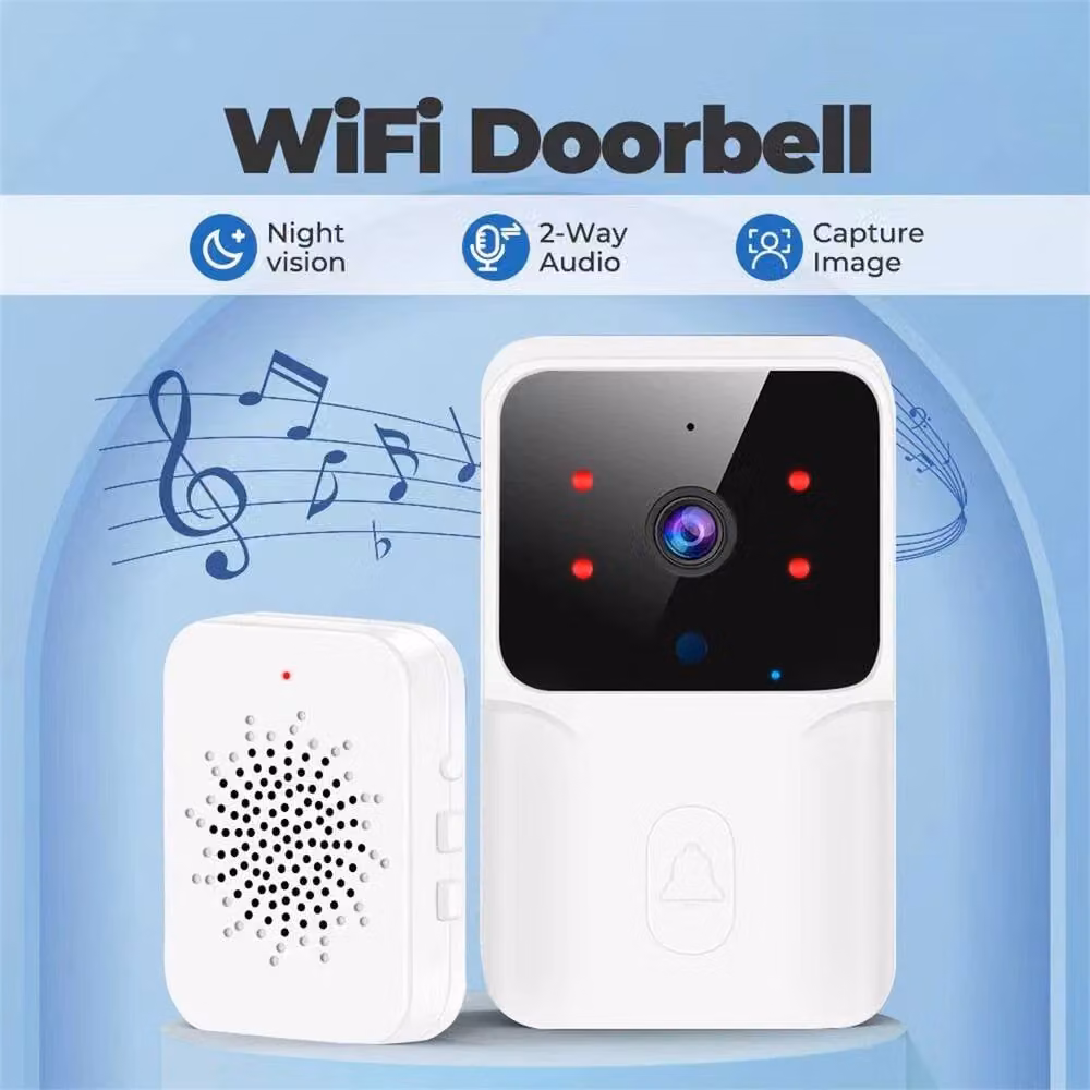 Nordara WiFi Smart Wireless Video Security Doorbell, White, W: 100 cm, H: 40 cm – 2
