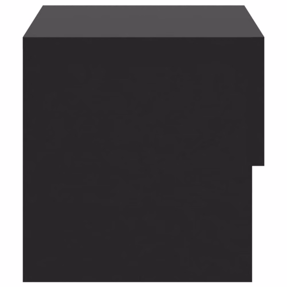 Berkfield Home Wall-mounted Bedside Cabinet in Black, W/D/H: 29.5 x 30.0 x 46.0 cm – 5