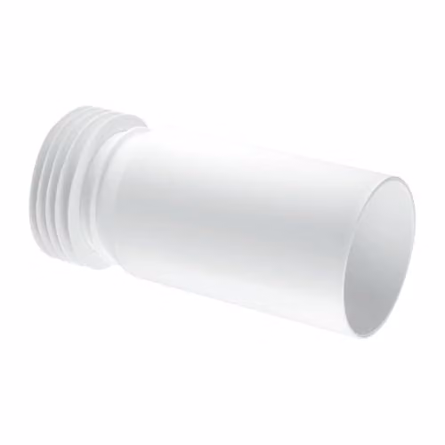 McAlpine White Plastic 110 mm Straight Pipe Extension Spacer