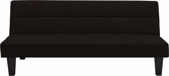 Dorel Home Kebo Sofa Bed in Black Velvet