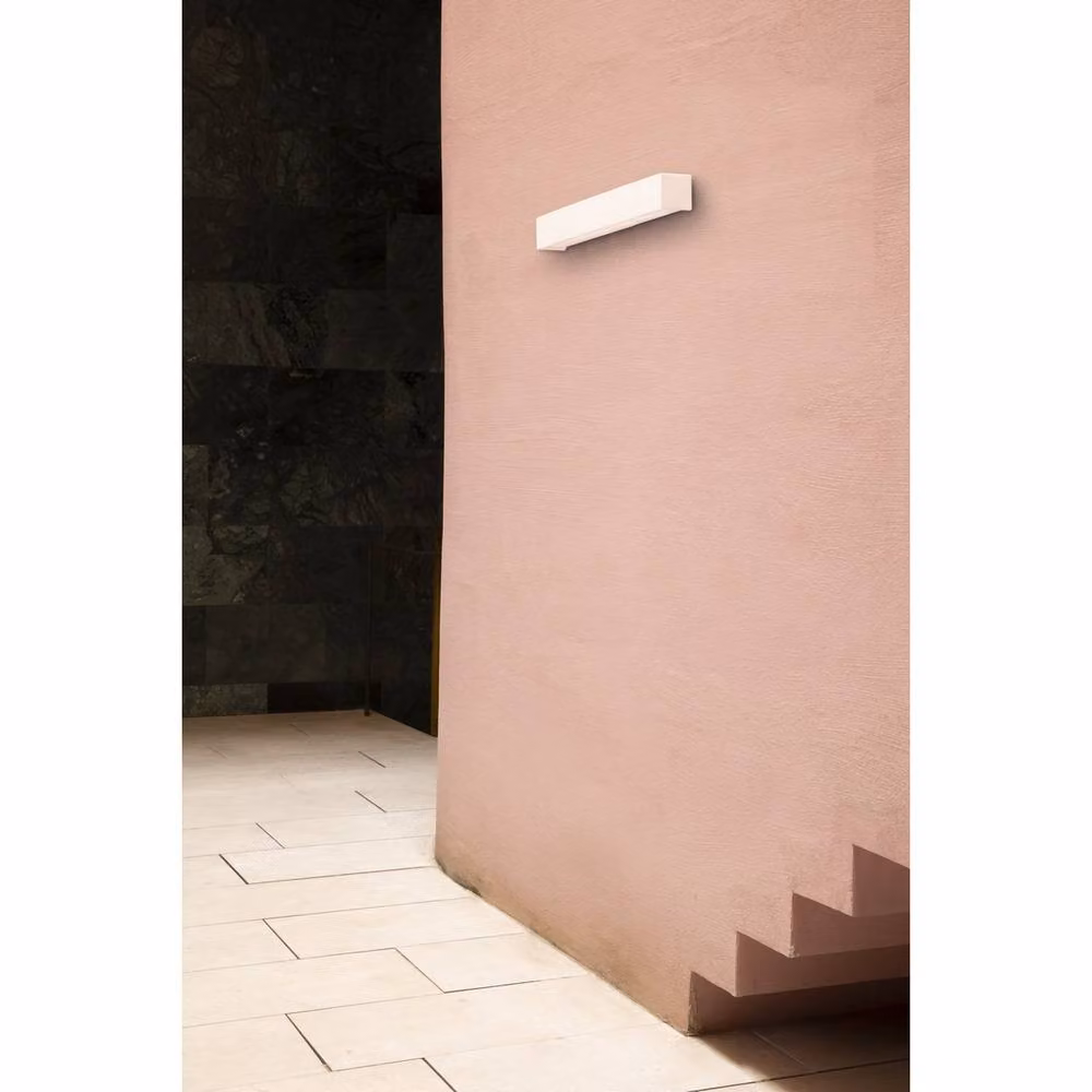 Faro Barcelona Milo Up and Down Wall Light, White, 40 cm – 4
