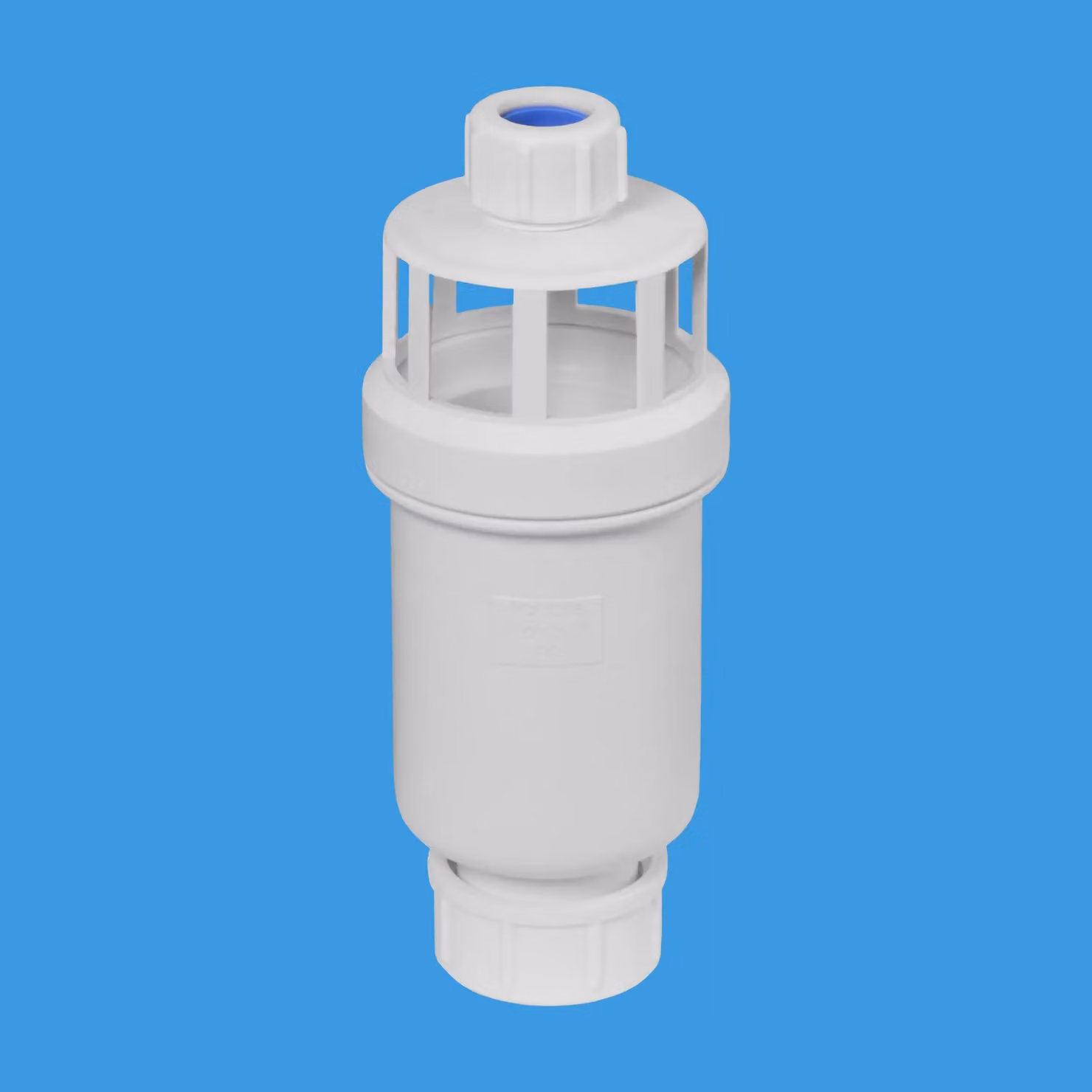 McAlpine Tundish with Self-Close Non-Return Valve, 15mm Inlet x 22mm Outlet, White – 2