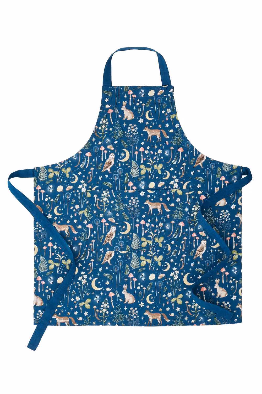 Catherine Lansfield Enchanted Twilight Animals Cotton Adult Kitchen Apron in Blue – 4