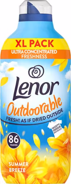Lenor Outdoorable Fresh Fabric Conditioner Summer Breeze 1.2l
