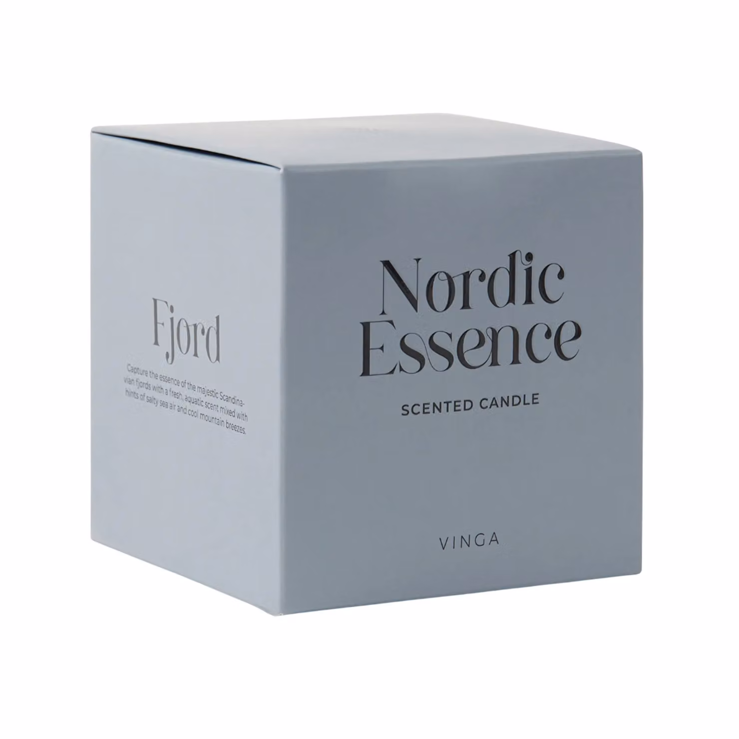 Vinga Nordic Fjord Scented Candle in Blue – 2
