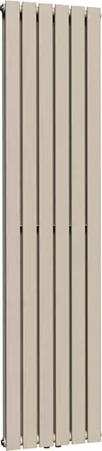 Lux Heat Moon Dust Coloured Vertical Radiator, H 180 cm x W 42 cm