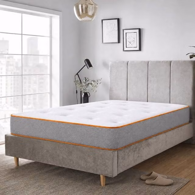eXtreme Comfort Ltd ComfortCore 1000 Tufted Pocket Spring Mattress, Double, White – 1