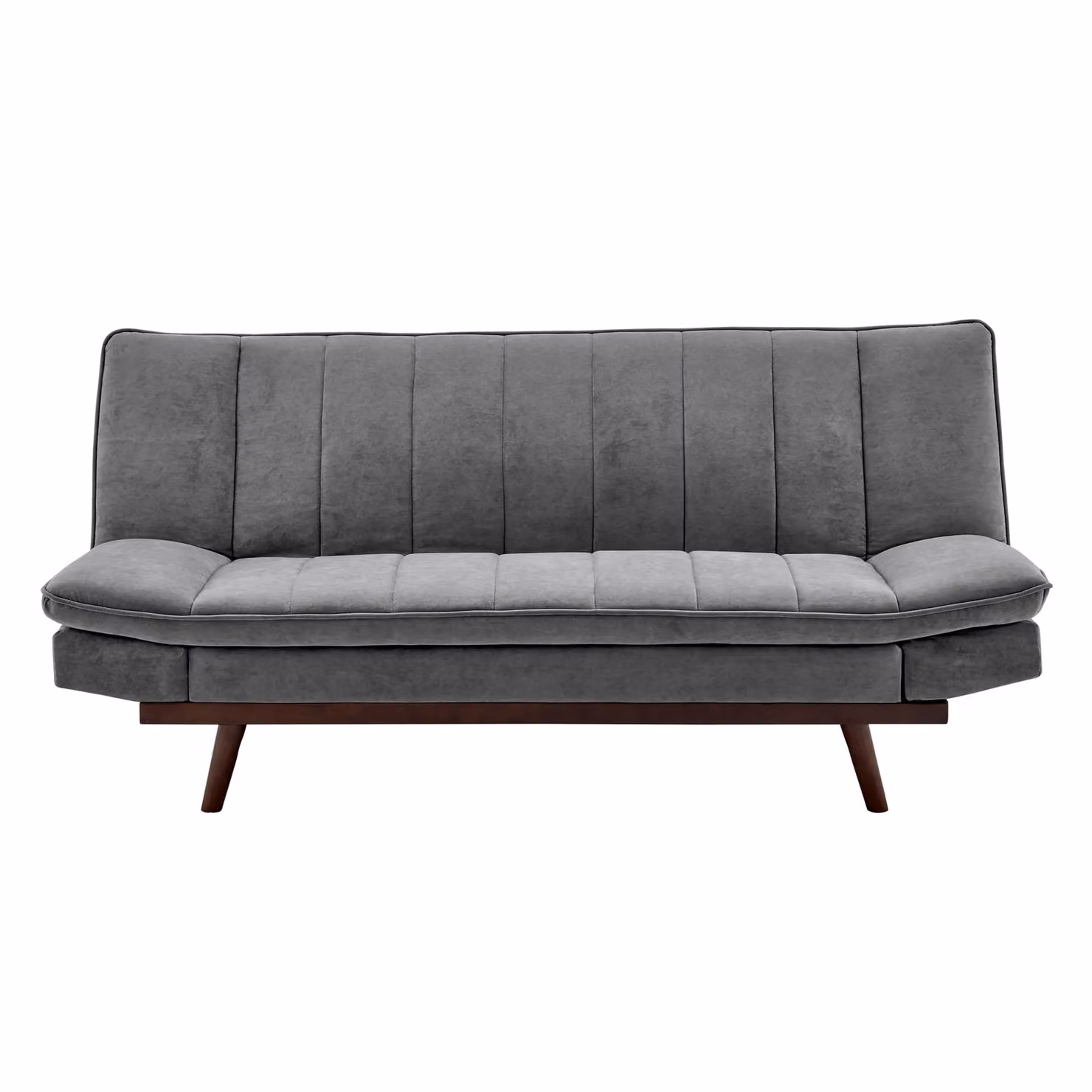 Bravich LTD Mondaine 3 Seater Click Clack Double Sofa Bed in Grey Velvet – 2