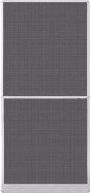 Berkfield Home White Hinged Fibreglass Insect Screen for Doors W: 100 cm, H: 215 cm
