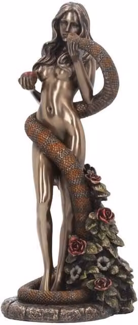 Nemesis Now Original Sin Bronze Figurine by James Ryman, Brown and Red, Height: 20 cm