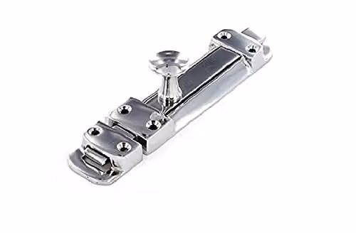 Golden Grace Security Slide Door Bolt in Silver, 15 cm