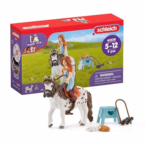 Schleich Horse Club Mia and Spotty Multicolour Figurine – 1