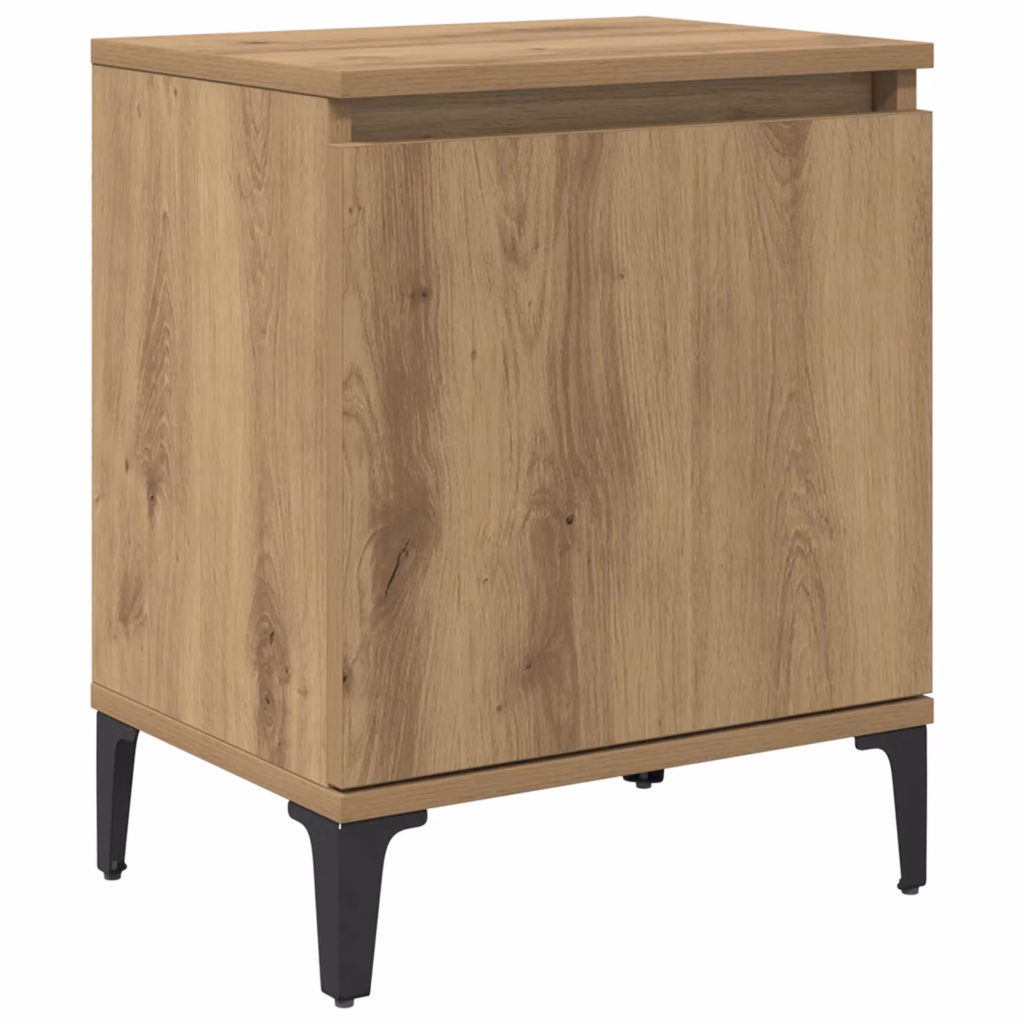 Berkfield Home Artisan Oak Bedside Table in Brown – 2