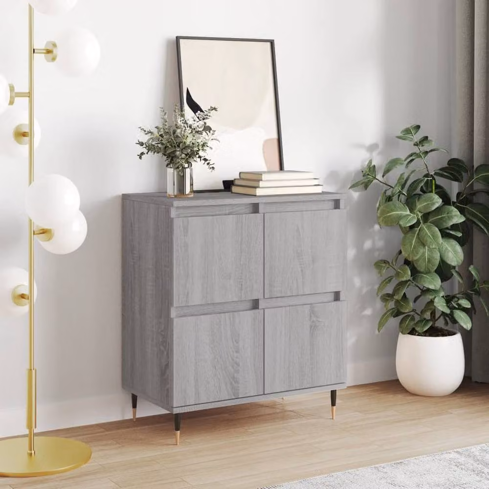 Berkfield Home Grey Sonoma Sideboard, W: 60 cm, D: 35 cm, H: 70 cm – 2