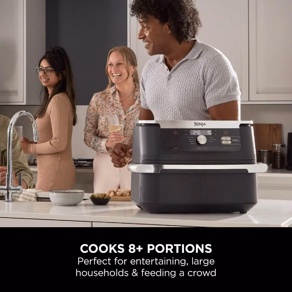 Ninja Foodi FlexDrawer Dual Zone Air Fryer 10.4L AF500UK, Black – 6